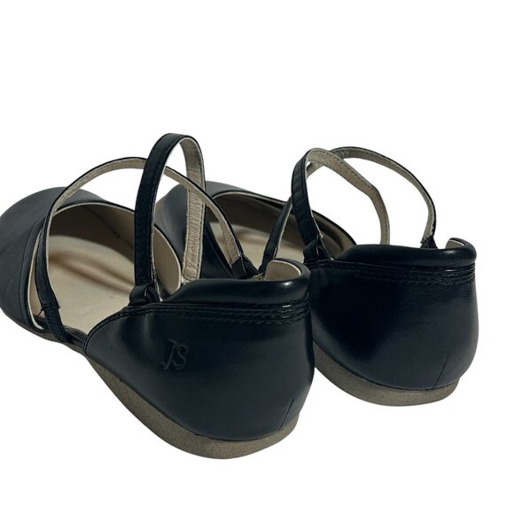 Josef Seibel Women’s 41 Fiona Shoes Size 9.5 Black Leather Ballerina Pump - Picture 14 of 16